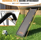 Trampoline Slide Ladder 63 In Universal Climb Up Slide Down Accessory