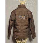 Kerrits Quilted Brown Team Rider Equestrian Jacket Women s S Horse Riding Zip Up