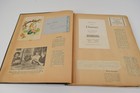 Vintage 1946 1947 Scrapbook Valentines Christmas Cards Photos Playbill 1940s