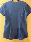 Grey s Anatomy By Barco Women s Xs Blue V-neck Scrub Top Pocket