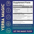 Yerba Magic Peach Mango 3in1 Instant Powdered Tea Super Drink And Gut Health 