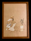 Exquisite Antique Persian Safavid-qajar Miniature Painting- Museum Quality