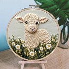 Punch Needle Kit For Beginners Sheep In The Prairie Needle Kit Diy Making Gift