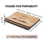 Oak Wooden Book Stand For Reading Cookbook Holder Recipe Stand For Kitchen