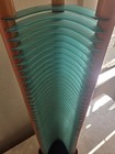 Vintage Y2k Atlantic Teal Wave Cd Tower Organizer - Retro 90s Style Aesthetic