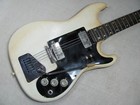 Hofner 172 Vintage 1960s Electric Guitar White   Black Vinyl Diamond Pickups Ger
