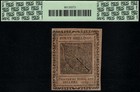 Pa-196   Pcgs Au58 Ppq  Superb   40s Dec  8  1775 Pennsylvania Colonial Currency