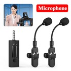 3 5mm Wireless Lavalier Microphone Lapel Mic For Dslr Camera Pc Laptop Recording