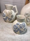 Set Of Three Vintage Mid Century Decorator Jug Urn Pots
