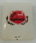 Boyne Montana Highlands Full Unstruck Vintage Matchbook Ad