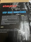 Simstar Thg-1000 Watt 220v To 110v Step-down Voltage Converter Transformer