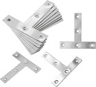 20 Pcs T Shape Mending Plate 3 14 X 3 14 Stainless Steel T Bracket Support Fl   