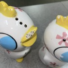 Vintage 1959 Holt Howard Bo Peep Chicken Chick Retro Salt   Pepper Shakers Read