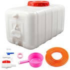 Portable Water Tank With Spigot And Hose For Camping   Emergency    preparedness