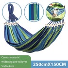 2 Persons Double Camping Hammock Chair Bed Outdoor Hanging Swing Sleeping Gear