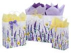 Watercolor Lavender Design Gift Paper Bag Choose Size   Package Amount
