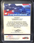 Kyle Busch 2007 Press Pass Wheels Racing Thunder Strokes Autograph