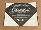 Ghostface Killah - Ghostdini Rare Promo Sticker  09