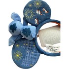 2025 Disney Parks Disneyland Paris Plush Stitch Minnie Ears Headband Brand New 