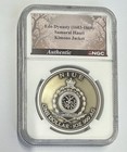2025 Niue 1 Oz Silver Reverse Proof Samurai   Dragon Rose And Gold Gild Ngc Pf70