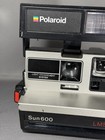 Vintage Polaroid Sun 600 Lms Instant Film Land Camera W  Strap - Untested