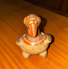 3  Tall Ocarina Flute - Bird Shaped Clay Pre-columbian Style - Age Unknown