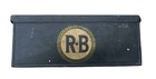 R B Cigar Tobacco Box Tin Vintage From The 1900 s