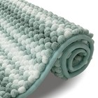  Bath Mat   Bathroom Rugs  Soft Popcorn Chenille Non-slip Shower Rug  Super 