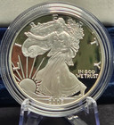 2005-w Proof American Silver Eagle With Ogp   Coa - 1 Oz  999 Silver Us Mint
