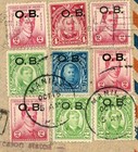Philippines Official Stamps-sc o15 x4  o6  o5 x3  o9-first Flight Mu 127-manila