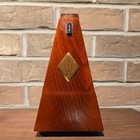 Vintage Wittner Metronome Wind Up  Wood Grain Finish West Germany - Tested Works