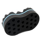 Wave Barber Hair Brush Sponge Double-side Twist Curls Coil Dreads Afro Locs Usv