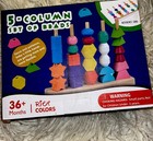 Wooden Beads Toy Set     Five-column Counting   Focus Blocks     New 