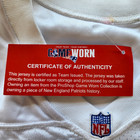 Vtg New England Patriots Game Jersey 1994 Nfl 75th Patch Team Issued White Worn