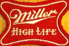 Gemsco Nos Vintage Patch Beer - Miller High Life - Wi - Original  1975 V1 S