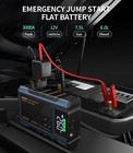 Jump Starter With Air Compressor 3000a With 150psi Tire Inflator  Jump Box 12v