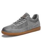 Genuine Leather Men Sneakers Outdoor Walking Shoes Breathable Mesh Casual Shoes