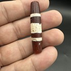 Ancient Etched Carnelian Agate Burma  Beads