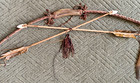 Native American Indian Hand Crafted Bow And Arrow Wall Hanging