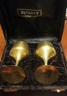 Dynasty Toasting Set 2 Goblets In Black Velvet Case