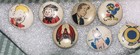 Kellogg s Pep Premium Tin Litho Pin Back 1946 Cartoon Charact