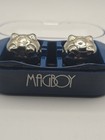 Nikken Magboy Magnetic Therapy Magnets Blue   Silver  Made In Japan  