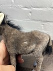 Donkey   Burro   Mule Figurine  Fur Hair Burro Mule Handcrafted   Realistic