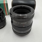 35 Mm Camera Lens Mixed Lot Soligor Wide-auto Hanimex Tube Spiratone Varxtender