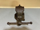 Rare Vintage Antique Chas  Parker No  271 Rear Swivel Bench Vise 3 75  Jaw - Usa