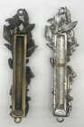 Pair Of Jay Strongwater Mezuzah Floral And Rhinestone  4 3 4    Signed