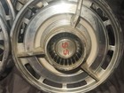 Vintage 1963 64 Chevrolet Ss Nova impala chevelle Hubcaps Set Spinner Silver