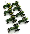 John Deere Special Edition Christmas Ornaments Model A B Tractor 3003 3004 Set 8