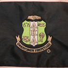 Aka Crest Backpack Alpha Kappa Alpha Pink Black Straps