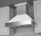 Zline 36    Wall Range Hood Stainless Steel White